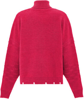 Trui met coltrui Dames roze - maat