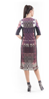 Trui met geometrisch patroon - maat Rosé