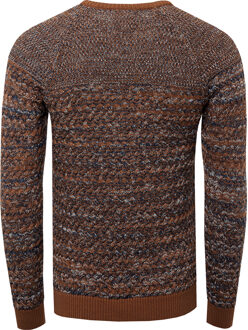 Trui met knoopsluiting aan de zijkant Camel - XL