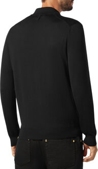 Trui Met Rits Crest Zwart