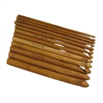 Trui Naald Bamboe Haak Huis Tuin Art Ambachten Naaien Diy Breien Handvat Haaknaald Breinaalden Dikke Hoofd Tool Q4