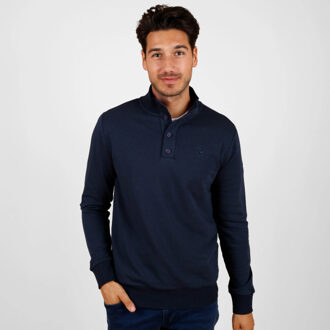 Trui plaatsluis donker - maat XL Blauw