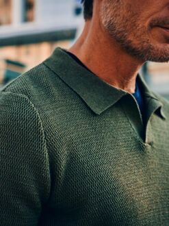 Trui Riva Structure Melange Groen - L,XL,XXL