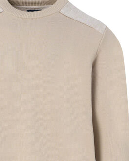 Trui ronde hals Beige - XL