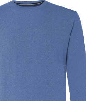Trui ronde hals Blauw - L