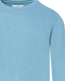 Trui ronde hals Blauw - XL