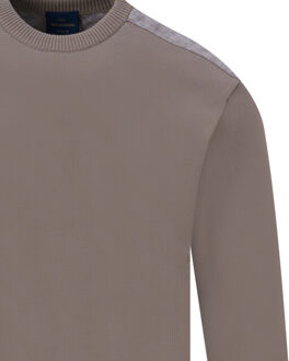 Trui ronde hals Bruin - XL