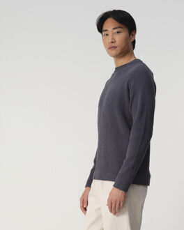Trui ronde hals donker Blauw - XL