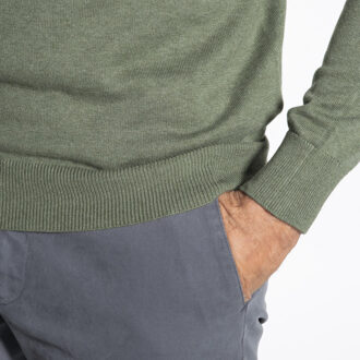 Trui ronde hals Groen - XXL