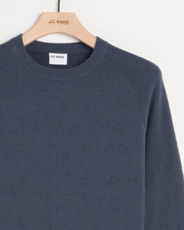 trui ronde hals ramil Blauw - M