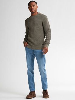 Trui Toledo Structure Olive Groen - L,XL,XXL