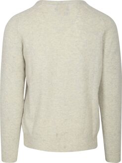 Trui V-hals Lamswol Greige Beige - L,M,S,XL,XXL