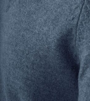 Trui V-hals Lamswol Mid Blauw