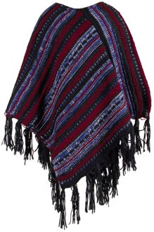 Trui Vrouwen Trui Winter Gebreide Cashmere Poncho Capes Shawl Vesten Jas casual Casaco Feminino Sueter Mujer Invierno Rood