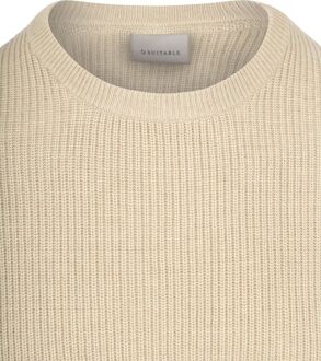 Trui Wol Blend Ecru Beige - L,S,XL,XXL