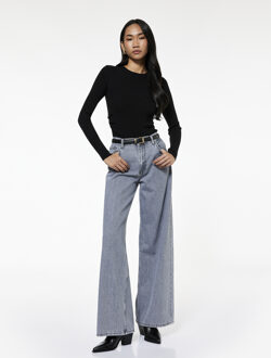 TRUIEN Basic gebreide trui Zwart