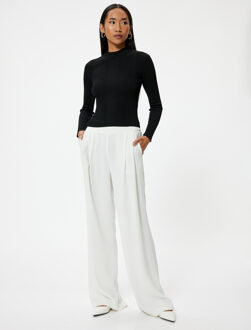 TRUIEN BSC Rechte kraag Normaal Sweater Zwart