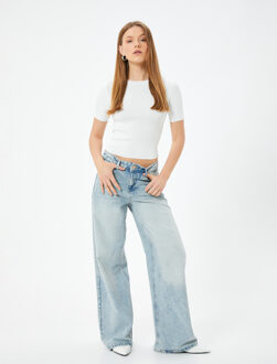 TRUIEN BSC Ronde kraag Normaal Sweater Ecru