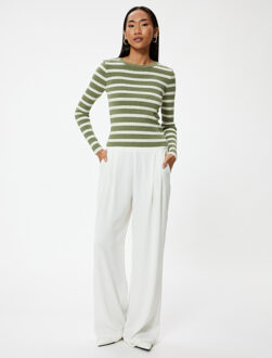 TRUIEN BSC Ronde kraag Normaal Sweater Groen