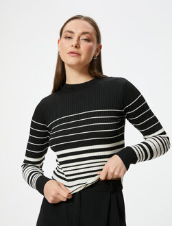 TRUIEN BSC Ronde kraag Normaal Sweater Zwart