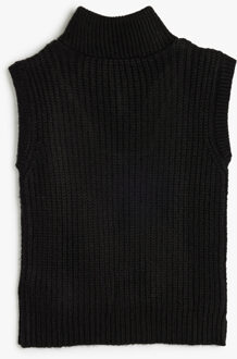 TRUIEN Halve ritssluiting Rits gedetailleerd Sweater Zwart