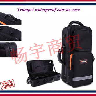 Trumpet case Trumpet waterproof canvas case Suitcase backpack bag Trumpet accessories Trumpet parts
