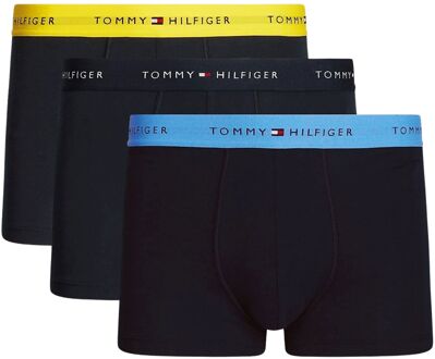 Trunk Boxershorts Heren (3-pack) donkerblauw - geel - blauw - S