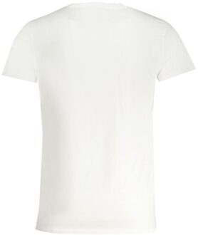 Trussardi Grafische T-shirt Korte Mouw Ronde Hals Ivoor