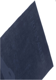 Trussardi Handdoek Unisex Donkerblauw - One Size