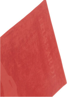 Trussardi Handdoek Unisex Rood