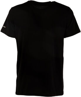 Trussardi HEREN T-SHIRT MET KORTE MOUWEN EN EFFEN CREWNECK MET PRINT Zwart