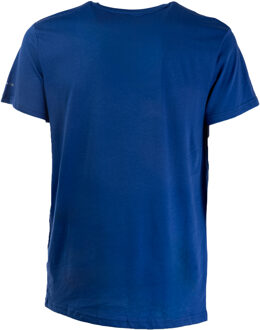 Trussardi HEREN T-SHIRT MET KORTE MOUWEN EN EFFEN RONDE HALS MET PRINT - maat M Blauw