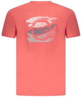 Trussardi Korte Mouw Crew Neck T-shirt - maat M Lichtroze