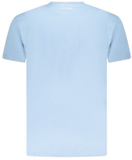 Trussardi Milano Logo T-shirt Lichtblauw