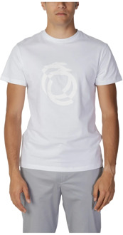 Trussardi T-Shirts Trussardi , White , Heren - 2Xl,Xl,L,M