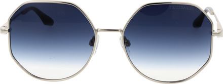 Trussardi Zonnebril TSW3012 03A 56 Zilver