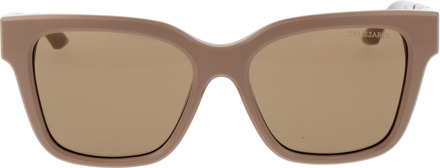 Trussardi Zonnebril TSW9012 D01 55 Beige