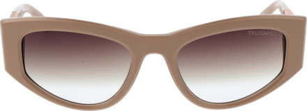 Trussardi Zonnebril TSW9013 D01 54 Beige - One Size