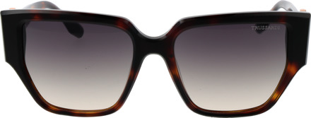 Trussardi Zonnebril TSW9023 G21 55 - maat Bruin