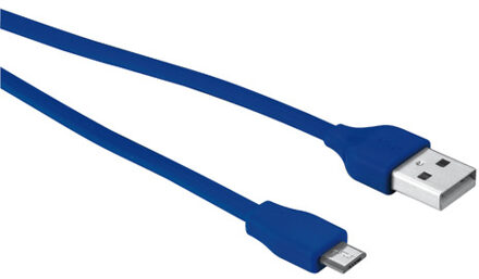 Trust 20140 USB-kabel USB 2.0 0,2 m Micro-USB A USB A Blauw