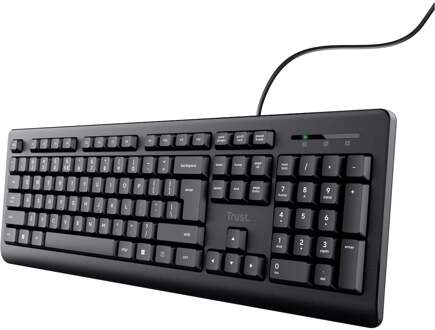 Trust BASICS KEYBOARD US Toetsenbord Zwart