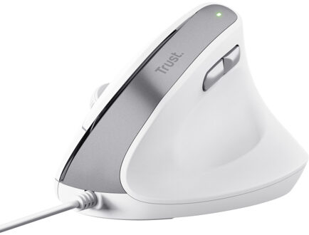 Trust Bayo II Ergonomic Mouse Muis Wit