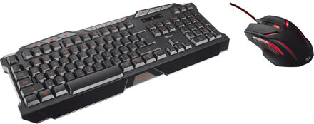 Trust Gaming Deskset Bundel GXT280 + GXT152 Gaming toetsenbord