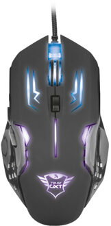 Trust GXT 108 Rava Gaming Muis Muis Zwart