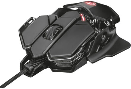Trust GXT 138 X-Ray Illuminated Gaming Muis Muis Zwart