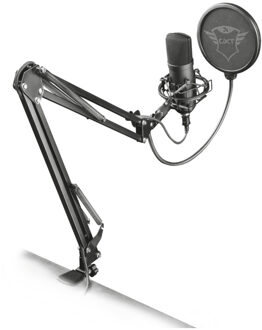 Trust GXT 252 Emita Plus Microfoon - Gaming & Streamen Microfoon Zwart