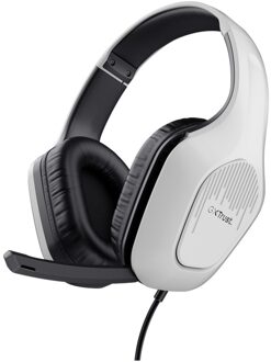Trust GXT 415 Zirox Over-ear gamingheadset Headset Wit