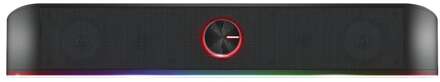 Trust GXT 619 Thorne Soundbar met RGB-verlichting Desktop accessoire Zwart