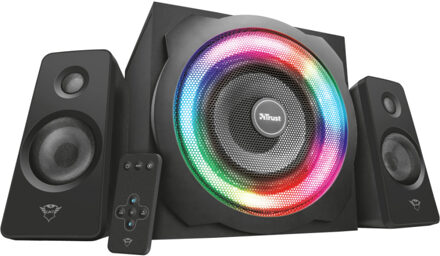 Trust GXT 629 Tytan RGB Illuminated 2.1 Speaker Set - Gaming PC speaker Zwart