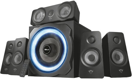 Trust GXT 658 Tytan 5.1 Surround Speaker Set - Gaming PC speaker Zwart